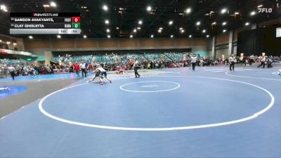 165 lbs Cons. Round 3 - Samson Avakyants,, Foothill vs Clay Ghisletta, Damonte Ranch