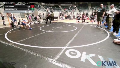 61 lbs Rr Rnd 3 - Jack Crain, Team Tulsa RED vs Garrett Doyle, Oklahoma Strong- White 9U