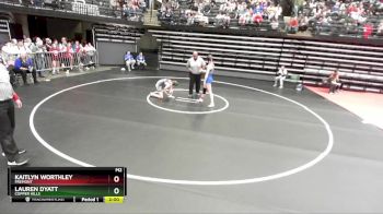 6A 130 lbs Quarterfinal - Kaitlyn Worthley, Fremont vs Lauren Dyatt, Copper Hills