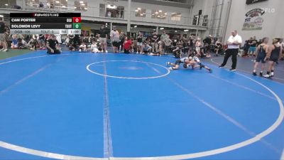 76 lbs Round 1 - Cam Porter, Ohio Gold Black vs Solomon Levy, The Outsiders