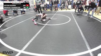 55 lbs Rr Rnd 3 - Kryton Fechner, Cushing Tigers vs Brantley Youngblood, Raw