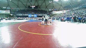 Girls 3A/4A 135 Champ. Round 2 - Samantha Blank, Yelm (Girls) vs Aspyn Evanson, Bonney Lake (Girls)