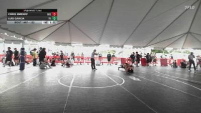 132 lbs Champ. Round 3 - Luis Garcia, Victor Valley vs Chris Jimenez, Downey High School