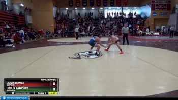 141 lbs Cons. Round 2 - Jesus Sanchez, Dubuque vs Josh Bower, Simpson