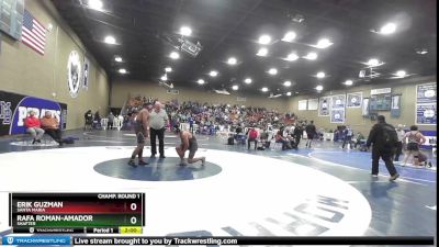 182 lbs Champ. Round 1 - Rafa Roman-Amador, Shafter vs Erik Guzman, Santa Maria