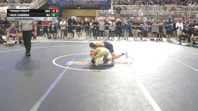 106 1A Quarterfinal - Thiago Finuff, Liberty County vs Jack Cabrera, Mater Lakes Academy