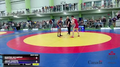 71kg Cons. Semi - Hunter McCarthy, Prince George WC vs Aikam Sahota, Guru Gobind Singh WC