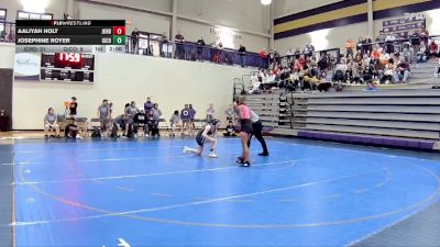 105 lbs Semis & 1st Wb (8 Team) - Josephine Royer, Gilmer County vs Aaliyah Holt, Jordan