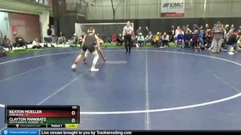 135 lbs Round 1 (6 Team) - Keaton Moeller, Iowa Black vs Clayton Pankratz, South Dakota Thunder