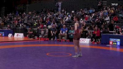 49kg Round 4 - Riley Papalia, Lakeland Legends Wrestling Academy vs Rylee Wollf, Wetaskiwin Wrestling Club