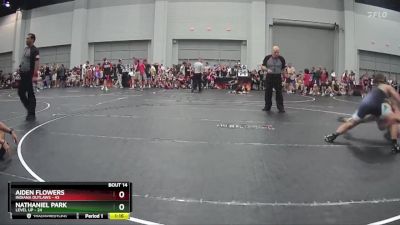 155 lbs Round 3 (10 Team) - Nathaniel Park, Level Up vs Aiden Flowers, Indiana Outlaws