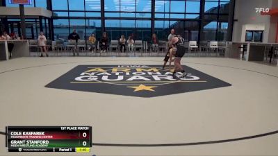 J-14 lbs 1st Place Match - Grant Stanford, Moen Wrestling Academy vs Cole Kasparek, McDominate Training Center