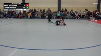 65 lbs Champ. Round 1 - Gavin Montroy, CrassTrained: Weigh In Club vs Julian Berthiaume, Pinnacle