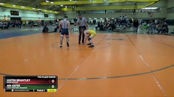 125 lbs 7th Place Match - Justin Brantley, Manchester vs Ari Kefer, Case Western Reserve