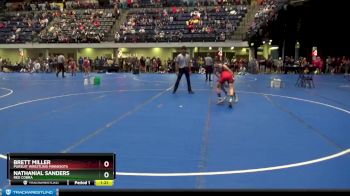 90 lbs Cons. Round 2 - Brett Miller, Pursuit Wrestling Minnesota vs Nathanial Sanders, Red Cobra