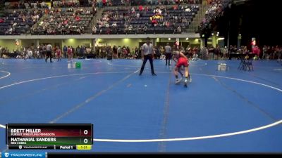 90 lbs Cons. Round 2 - Brett Miller, Pursuit Wrestling Minnesota vs Nathanial Sanders, Red Cobra