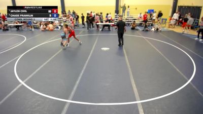 138 lbs Cons. Round 2 - Jaylen Civil, MO vs Chase Franklin, IA