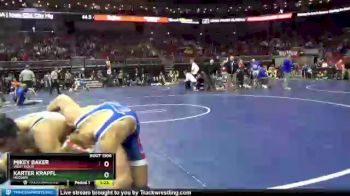 1A-145 lbs Semifinal - Karter Krapfl, Hudson vs Mikey Baker, West Sioux