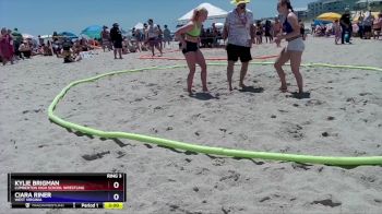 60kg Finals Round 1 - Kylie Brigman, Lumberton High School Wrestling vs Ciara Riner, West Virginia