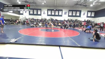 108 lbs Cons. Round 3 - Christopher Cardiel, RBWC (Rancho Bernardo Wrestlin vs Ajay Limon, California Grapplers