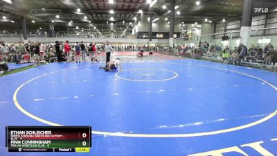 120 lbs Semis (4 Team) - Finn Cunningham, TROJAN WRESTLING CLUB vs Ethan Schleicher, NORTH CAROLINA WRESTLING FACTORY - BLUE