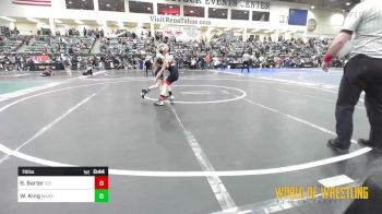 70 lbs Consi Of 16 #2 - Bowden Barter, Institute Of Combat vs Wallace King, Wasatch Wrestling Club