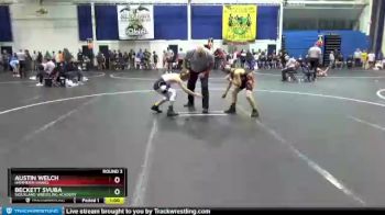 90 lbs Round 3 - Beckett Svuba, Siouxland Wrestling Academy vs Austin Welch, Hammerin Hawks