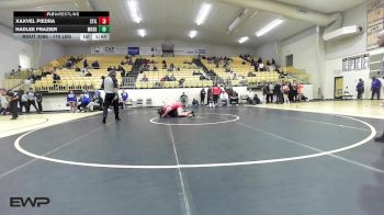 170 lbs Quarterfinal - Xaxvel Piedra, Stillwell HS Girls vs Hadlee Frazier, Miami HS Girls