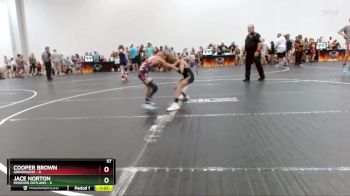 57 lbs Round 6 (10 Team) - Jace Norton, Missouri Outlaws vs Cooper Brown, Grindhouse