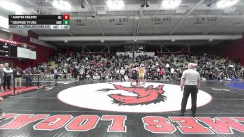 True Second 285 lbs 1st Place Match - Austin Celzo2, Arroyo (San Lorenzo) vs George Tyus2, Antioch Senior