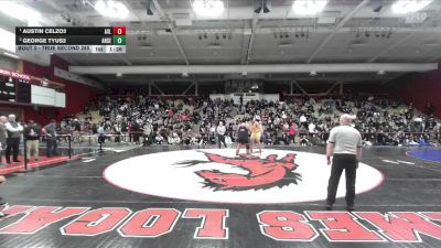 True Second 285 lbs 1st Place Match - Austin Celzo2, Arroyo (San Lorenzo) vs George Tyus2, Antioch Senior