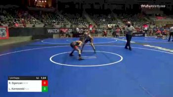 90 lbs Quarterfinal - Robert Oganyan, Dethrone vs Leolyn Karnowski, Flint Hills Wrestling Academy