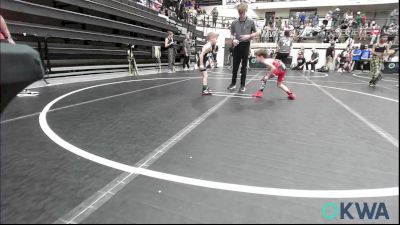 49 lbs Consi Of 8 #2 - Gunner Brooks, Duncan Demon Wrestling vs Brixton Hiser, Murray County Takedown Club