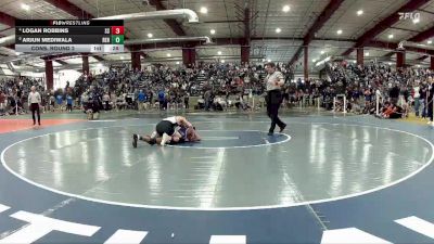 106 lbs Cons. Round 2 - Arjun Mediwala, Reno vs Logan Robbins, Spanish Springs