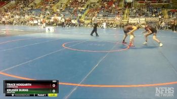 120 lbs Semifinal - Trace Hoggarth, Carrington vs Kruiser Burns, Grafton