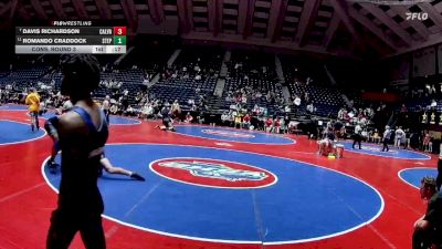 3A-215 lbs Cons. Round 3 - Davis Richardson, Calvary Day School vs Romando Craddock, Stephenson