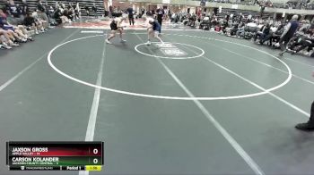 172 lbs Round 1 (4 Team) - Carson Kolander, Jackson County Central vs Jaxson Gross, Apple Valley