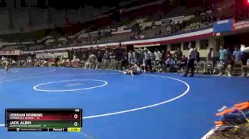 149 lbs Semis & 1st Wb (8 Team) - Jack Albin, John Hopkins University vs Jordan Robbins, Apprentice School