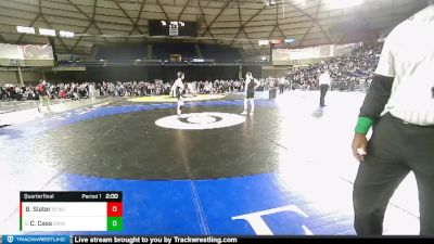 106 lbs Quarterfinal - Clyde Cass, South West Washington Wrestling Club vs Bodie Slater, Big Cat Wrestling Club