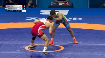 61 kg 1/2 Final - Kum Hyok Kim, North Korea vs Ahmad Masoud Mohammadnezhadjavan, Iran