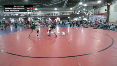 285 lbs Round 4 (12 Team) - Kevin Buonocore, Top Dog Wrestling Club vs Nikolaos Drakopoulos, Prime Silver
