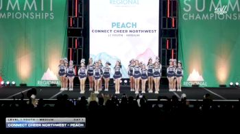 Connect Cheer Northwest - Peach [2026 L1 Youth - Medium Day 1] 2026 The West Regional Summit