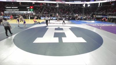 I-118 lbs Quarterfinal - Brady Maneri, Auburn vs Connor Guffey, Webster Thomas