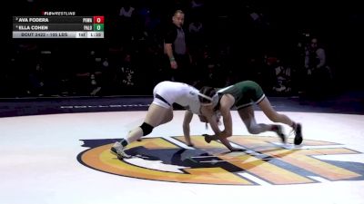 105 lbs Final - Ella Cohen, Palo Alto (CC) vs Ava Fodera, Poway (SD)