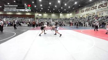 156 lbs Round Of 16 - Kale Winebarger, Cowa vs Mason Watkins, Bruin Elite