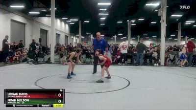 76 lbs Round 9 (10 Team) - Noah Nelson, Rangers WC vs Urijah Davis, Smyrna Wrestling