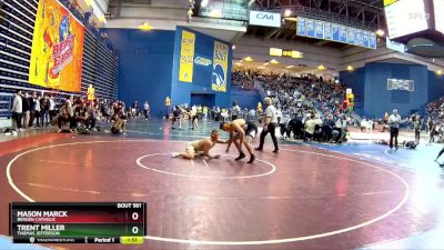 215 lbs Champ. Round 1 - Mason Marck, Bergen Catholic vs Trent Miller, Thomas Jefferson