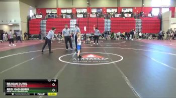 45 lbs Cons. Round 1 - Reagan Durel, Andalusia Mat Bully`s vs Reid Mashburn, Arab Youth Wrestling