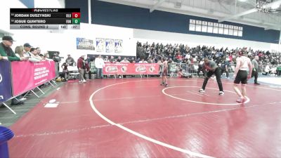 113 lbs Cons. Round 2 - Jordan Duszynski, Lutheran/Orange vs Josue Quintero, Fontana
