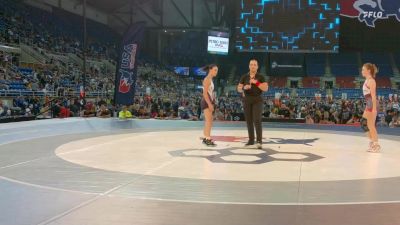 100 lbs Cons. Sub-rd Of 32 - Taylor Shadel, PA vs Chevelle Boynton, OR